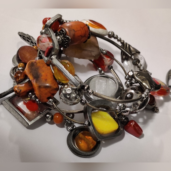 Y2K Artisan Memory Wrap Wrist Bracelet - Picture 7 of 12